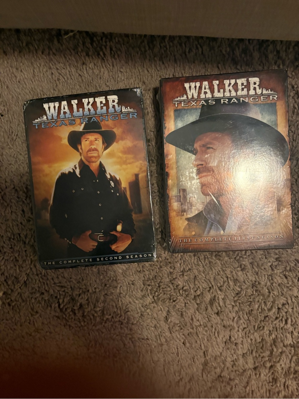 Walker Texas Ranger Complete Seasons DVD Set - Black & Brown Artwork